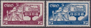 Sc# 99 / 100 Ireland 1937 Constitution Day complete set MNH CV $9.00