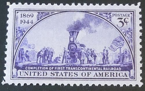 1944 3c Transcontinental Railroad Scott 922 Mint NH