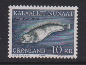 Greenland  #137  MNH  1982   fish  10k  anarhicas