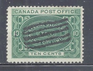 Canada # E1 VF USED 10c GREEN SPECIAL DELIVERY BS26298
