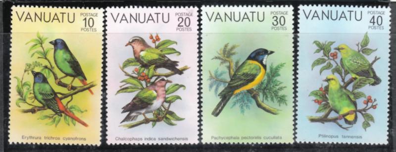 Vanuatu 1981 Sc 300-3 Birds MNH 