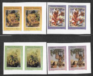 FRENCH POLYNESIA SC# 606-09 IMP PR VF/MNH 1992