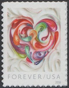 USA Sc. 5036 (49¢) Quilled Paper Heart 2015 MNH
