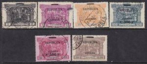 Azores 1911 SC 149-154 Used Set 