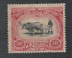 MALAYA â KEDAH SC# 38 F-VF NG 1922