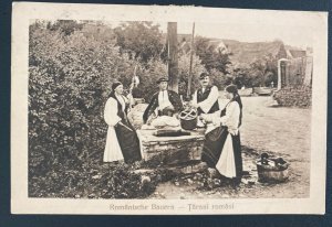 1920 Romania Real Picture Postcard Cover To Focsani Roman Fountain