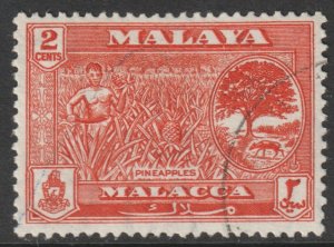 Malaya Malacca Scott 57 - SG51, 1960 Elizabeth II 2c used