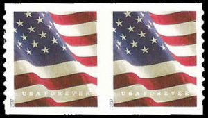 PCBstamps   US #5159 Coil Pair  98c(2x{49c})Flag, MNH, (28)