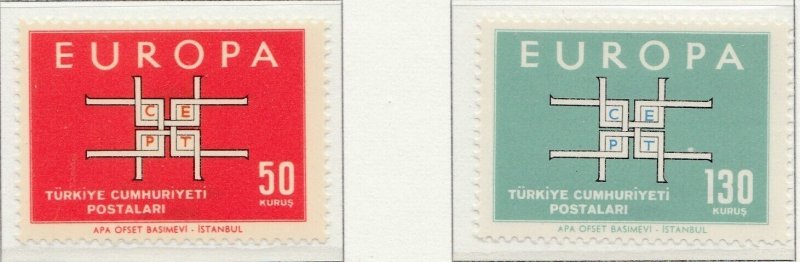 EUROPE CEPT 1963 MNH** TURKEY A27P57F26159-