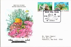 British Virgin Islands, Marine Life, Worldwide First Day Cover