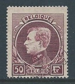 Belgium #214 Used 50fr King Albert I