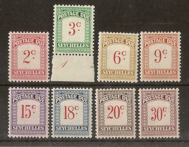 Seychelles 1951 Dues SG.D1-D8 Mint