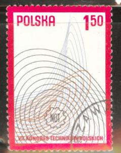 Poland Scott 2208 Used 1977  favor canceled Engineer stamp