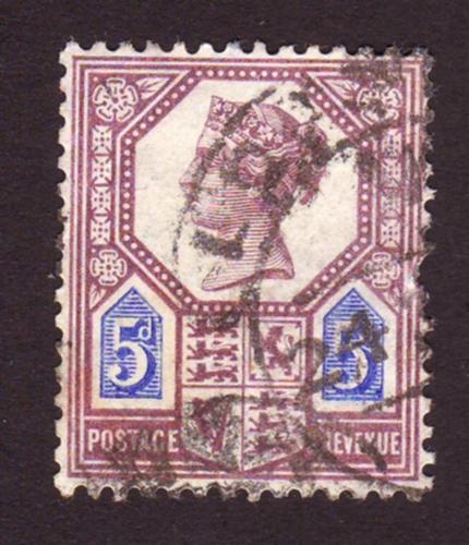 Great Britain 1887 Sc#118 SG#207a 5d  Queen Victoria