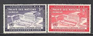 United Nations Sc # 27-28 mint never hinged