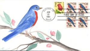 #2478 Eastern Bluebird Powell FDC