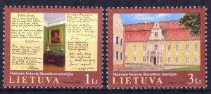 Lithuania 2002 Literature Museum of Maironis Sc.728/9 MNH