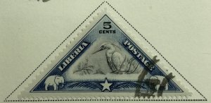 AlexStamps LIBERIA #275 XF Used 