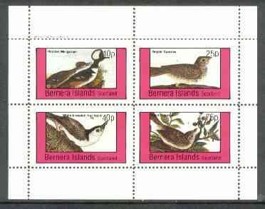 Bernera 1982 Birds #26 (Sparrow, Nuthatch etc) perf  set ...