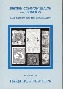 HR Harmer: Sale # 2815-2816  -  British Commonwealth and ...