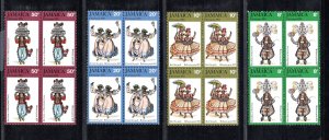 JAMAICA SC# 402-5 BKS/4 FVF/MNH