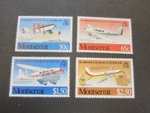 Montserrat 1981 Sc 472-75 set MH