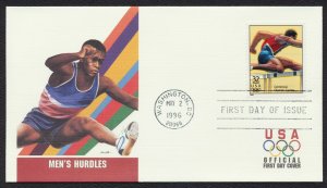 #3068p 32c Men's Hurdles, Fleetwood FDC **ANY 4=FREE SHIPPING**