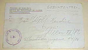 AUSTRIA   POW  1946 VILLACH CENSORED