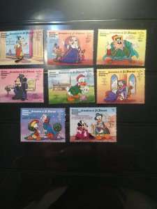 St. Vincent Grenadines Stamps Disney Scott #699-706 Mint NH Catalog $13 