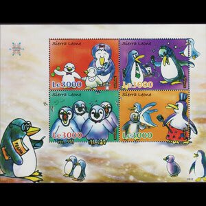 SIERRA LEONE 2008 - Scott# 2923 S/S Polar Year-Penguin NH