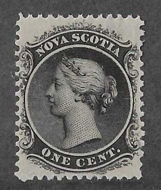 Nova Scotia Sc #8a 1c on white paper LH centered VF