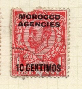 Morocco Agencies British PO 1912 Issue Fine Used 10c. Optd Surcharged NW-180585