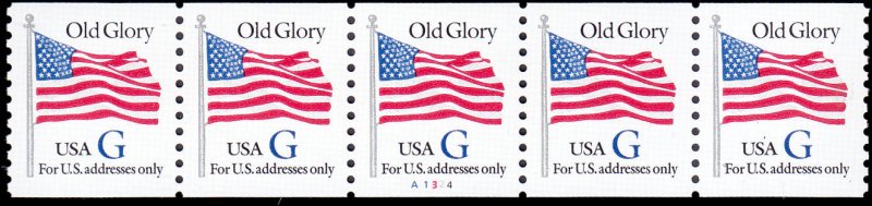 Scott 2890 Blue G Rate  MNH PNC5 Plate A1324 CV $4