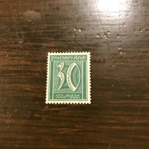 Germany SC 165 Unused - 30pf Large Postage Number (1) - XF/Superb