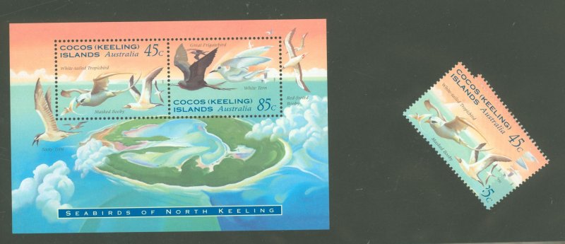 Cocos (Keeling) Islands #300-301/301a  Single (Complete Set)