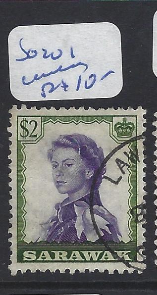 SARAWAK (P1309B)  QEII  $2.00  SG 201    LAWAS   VFU