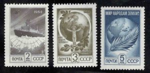 Russia Scott 6016B, 6017, 6017A MNH** Lithographed  stamp set