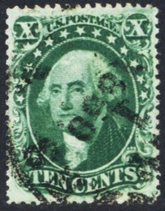 33, Used VF/XF 10¢ GEM - With PFC Graded 85 Certificate * Stuart Katz