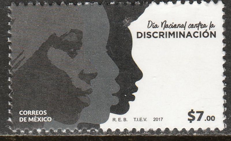 MEXICO 3069, FIGHT DISCRIMINATION. VF MNH