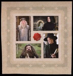 US #4433- 36b Harry Potter, RARE IMPERF PANE, Part III, VF mint never hinged,...