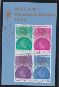 Malawi # 21a, Christmas Souvenir Sheet, Mint NH, 1/2 Cat.