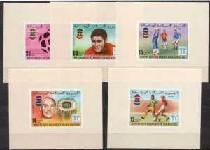 Mauritania 375-77/C182-83 MNH s/s Football-78