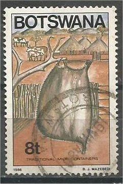 BOTSWANA, 1986, used 8t, Leather bag Scott 384