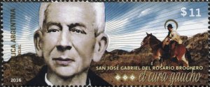 Argentina 2016 MNH Stamps Canonisation of Saint Jose Brochero Catholic Church