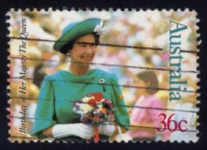 Australia #1023 Elizabeth II 61st Birthday, used (0.40)