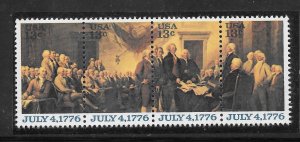 #1691-94 MNH Att Strip of 4.