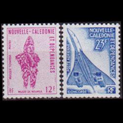 NEW CALEDONIA 1972 - Scott# 402+C99 Masks Set of 2 LH