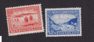NEWFOUNDLAND VF-MNH & MLH COLLECTION 24 SLIPS VARIOUS STAMPS OVER $300++