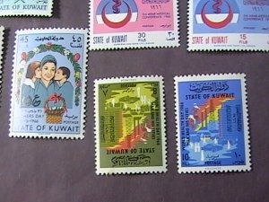 KUWAIT # 294-324-MINT/NEVER HINGED & MINT/HINGED---9 COMPLETE SETS---1966