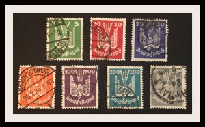 Germany Scott # C20-C26 Used